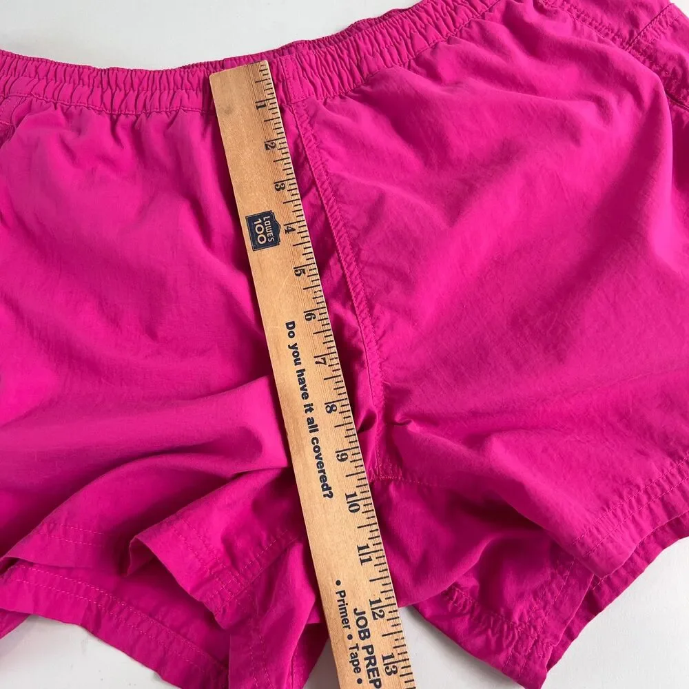 The North Face Women's Nylon Shorts Pink Outdoor Hiking Activewear Size L